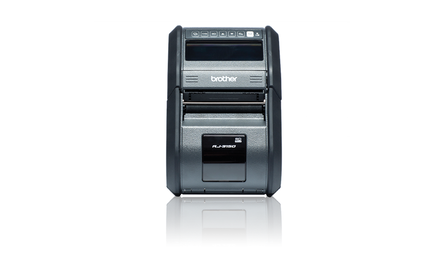 Brother RJ-3150 heeft Bluetooth, Wifi en USB ondersteuning. Brother RJ-3150 heeft Bluetooth, Wifi en USB ondersteuning.