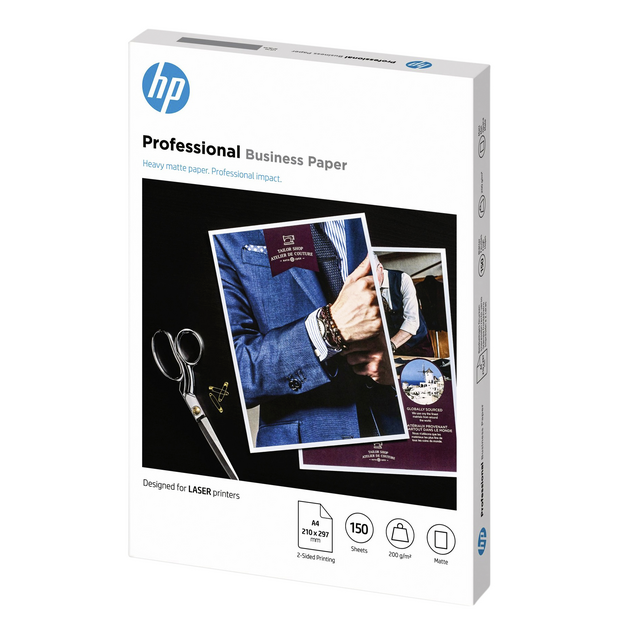 Fotopapier laser HP 7MV80A 200gr A4 mat wit 150 vel Fotopapier laser HP 7MV80A 200gr A4 mat wit 150 vel