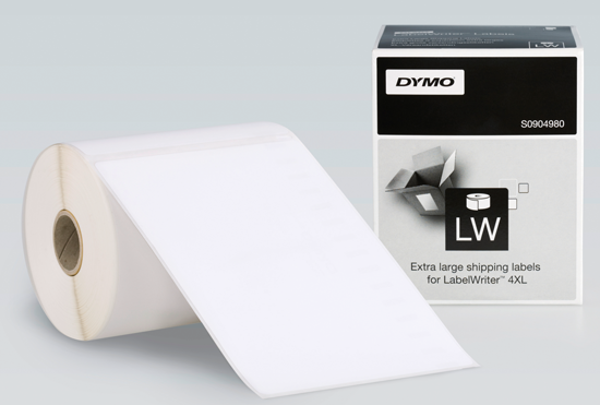 Dymo extra grote verzendetiketten 104x159mm voor LabelWriter 4XL Dymo extra grote verzendetiketten 104x159mm voor LabelWriter 4XL