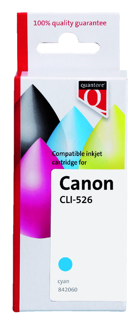 K20381PR inkcartridge quantore can cli-526 blauw