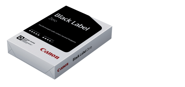 Kopieerpapier Canon Black Label Zero A3 80gr wit 500 vel Kopieerpapier Canon Black Label Zero A3 80gr wit 500 vel