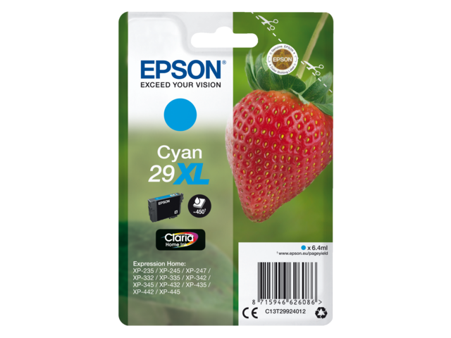 2666532 inkcartridge epson 29xl t2992 blauw