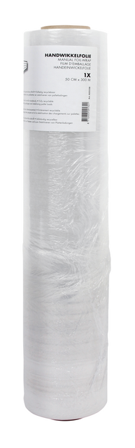 Wikkelfolie IEZZY 500mmx300m 20mu transparant Wikkelfolie IEZZY 500mmx300m 20mu transparant