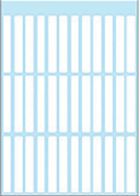 Etiket HERMA 3735 5x35mm wit 252 stuks