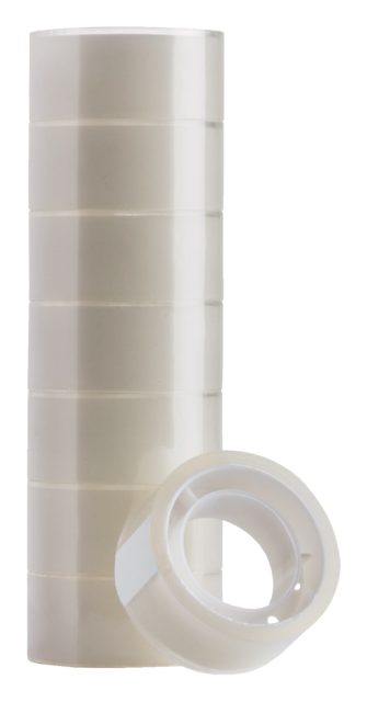 Plakband Quantore 19mmx10m transparant Plakband Quantore 19mmx10m transparant