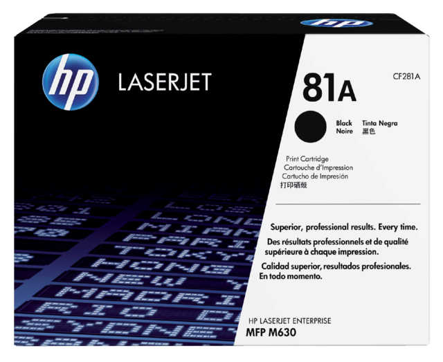 Tonercartridge HP CF281A 81A zwart Tonercartridge HP CF281A 81A zwart