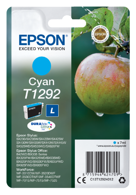 2666342 inkcartridge epson t1292 l blauw