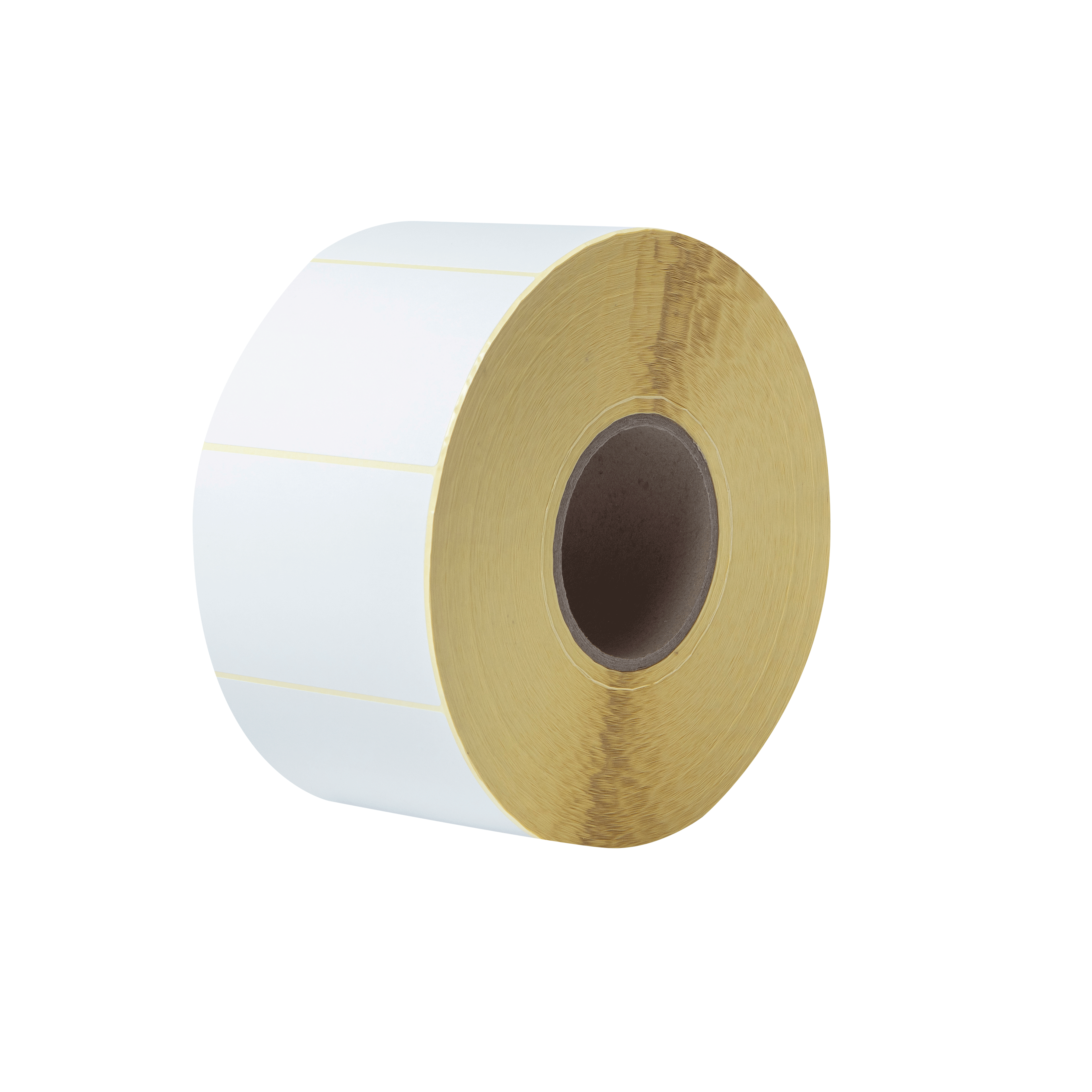 BCS-1J074102-203 voorgestanste thermo-transfer labelrol: 102 mm x 74 mm - gecoat – wit