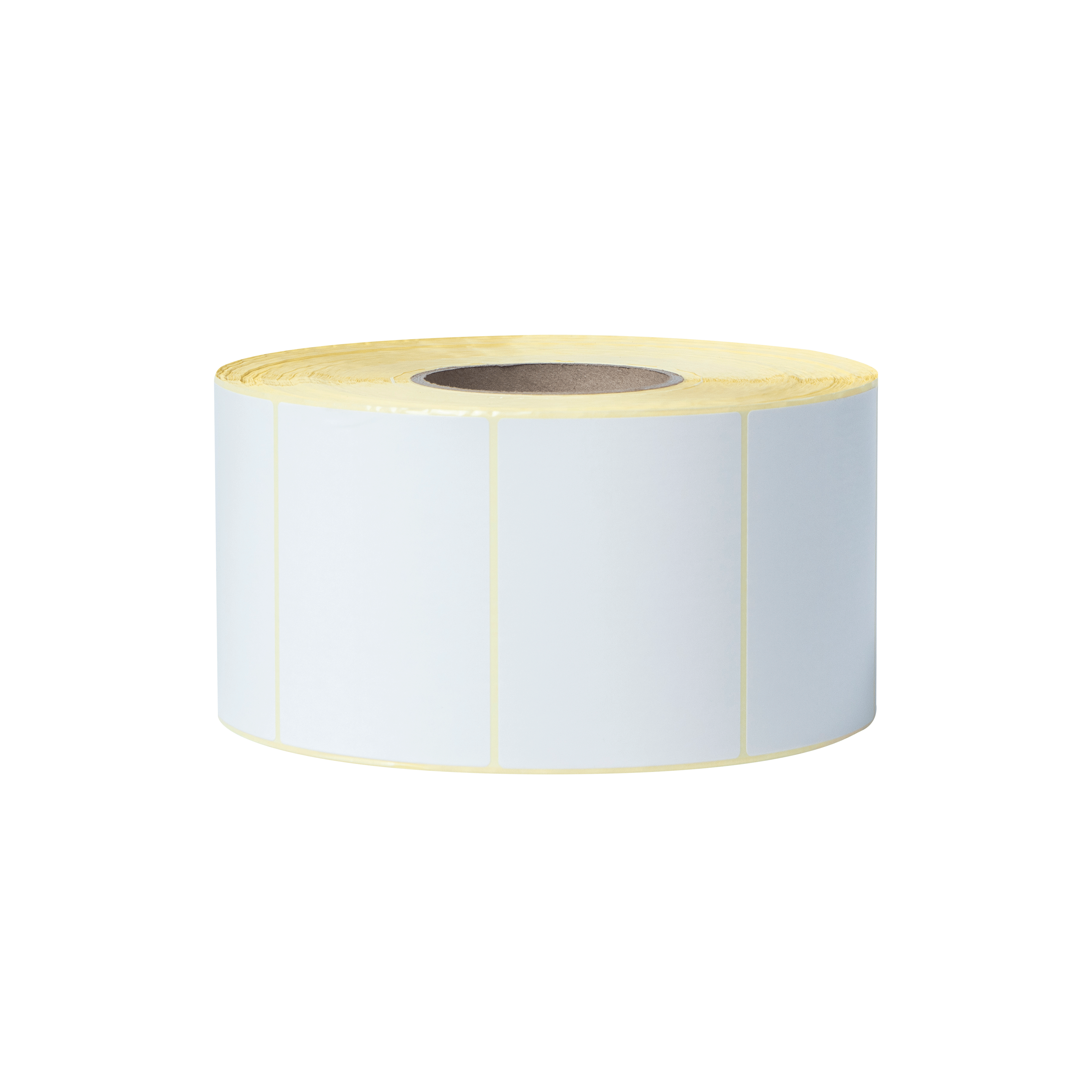 BCS-1J074102-203 voorgestanste thermo-transfer labelrol: 102 mm x 74 mm - gecoat – wit