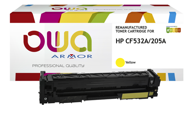 Tonercartridge OWA alternatief tbv HP CF532A geel Tonercartridge OWA alternatief tbv HP CF532A geel