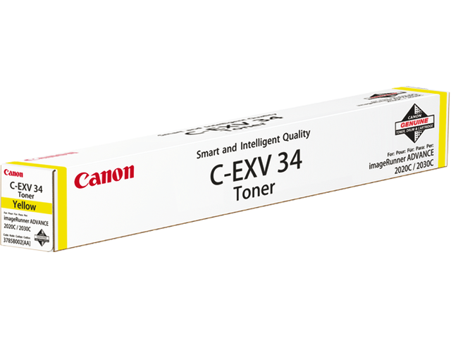CANT2020Y tonercartridge canon c-exv 34 19k geel