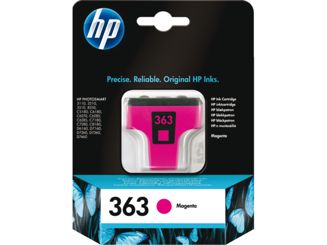 2509383 inkcartridge hp 363 c8772ee rood