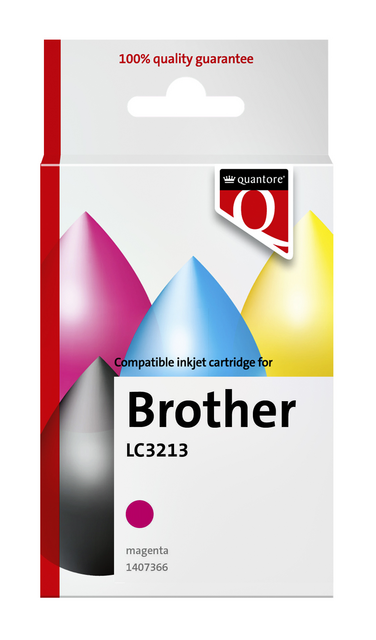 Inktcartridge Quantore alternatief tbv Brother LC3213 rood Inktcartridge Quantore alternatief tbv Brother LC3213 rood