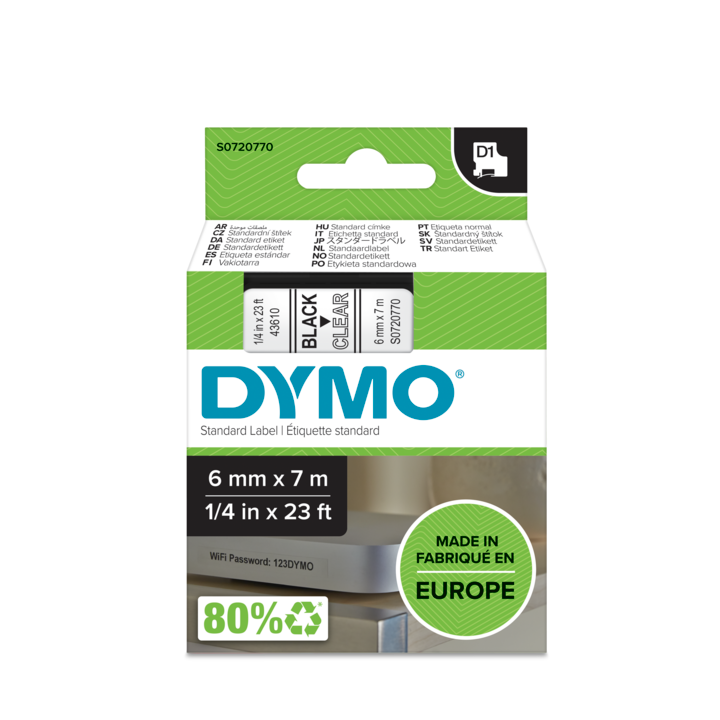 D1 tape 6mm