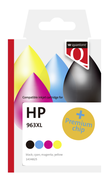 Inktcartridge Quantore alternatief tbv Hp 912XL 3YL83AE hc geel Inktcartridge Quantore alternatief tbv Hp 912XL 3YL83AE hc geel