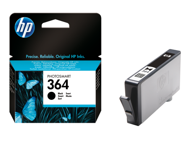 1417910 inkcartridge hp 364 cb316ee zwart