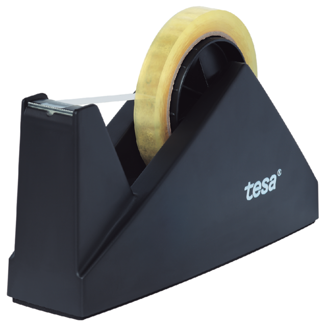 Plakbandhouder tesa® Easy Cut Economy voor rollen tot 66m zwart Plakbandhouder tesa® Easy Cut Economy voor rollen tot 66m zwart