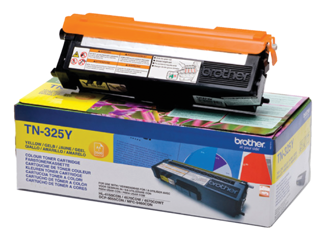 Toner Brother TN-325Y geel Toner Brother TN-325Y geel