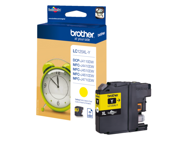 LC125XLY inkcartridge brother lc-125xl geel