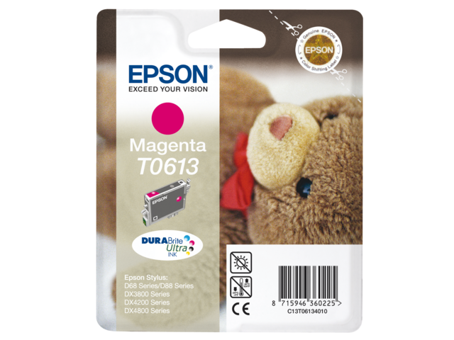1354376 inkcartridge epson t061340 rood