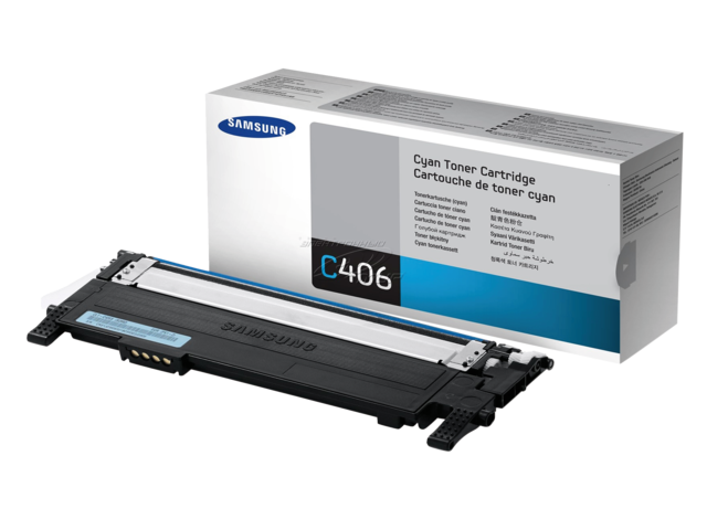 2938768 tonercartridge samsung clt-c406s st984a 1k blauw