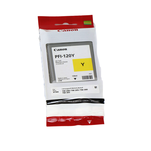 Inktcartridge Canon PFI-120 geel Inktcartridge Canon PFI-120 geel