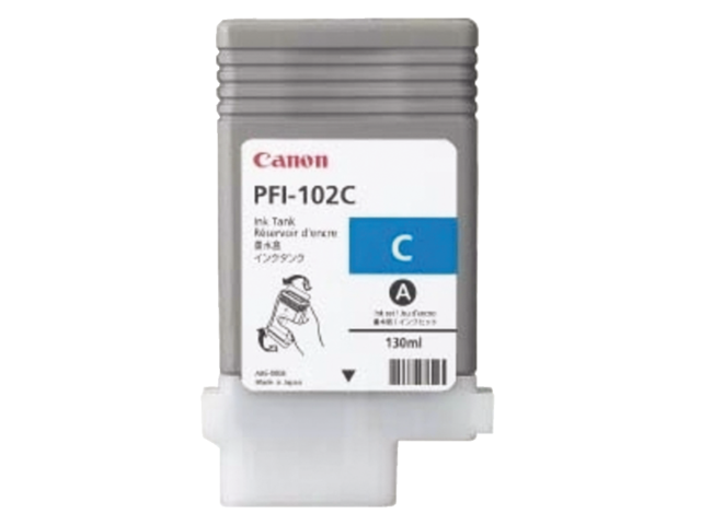 1401741 inkcartridge canon pfi-102 blauw