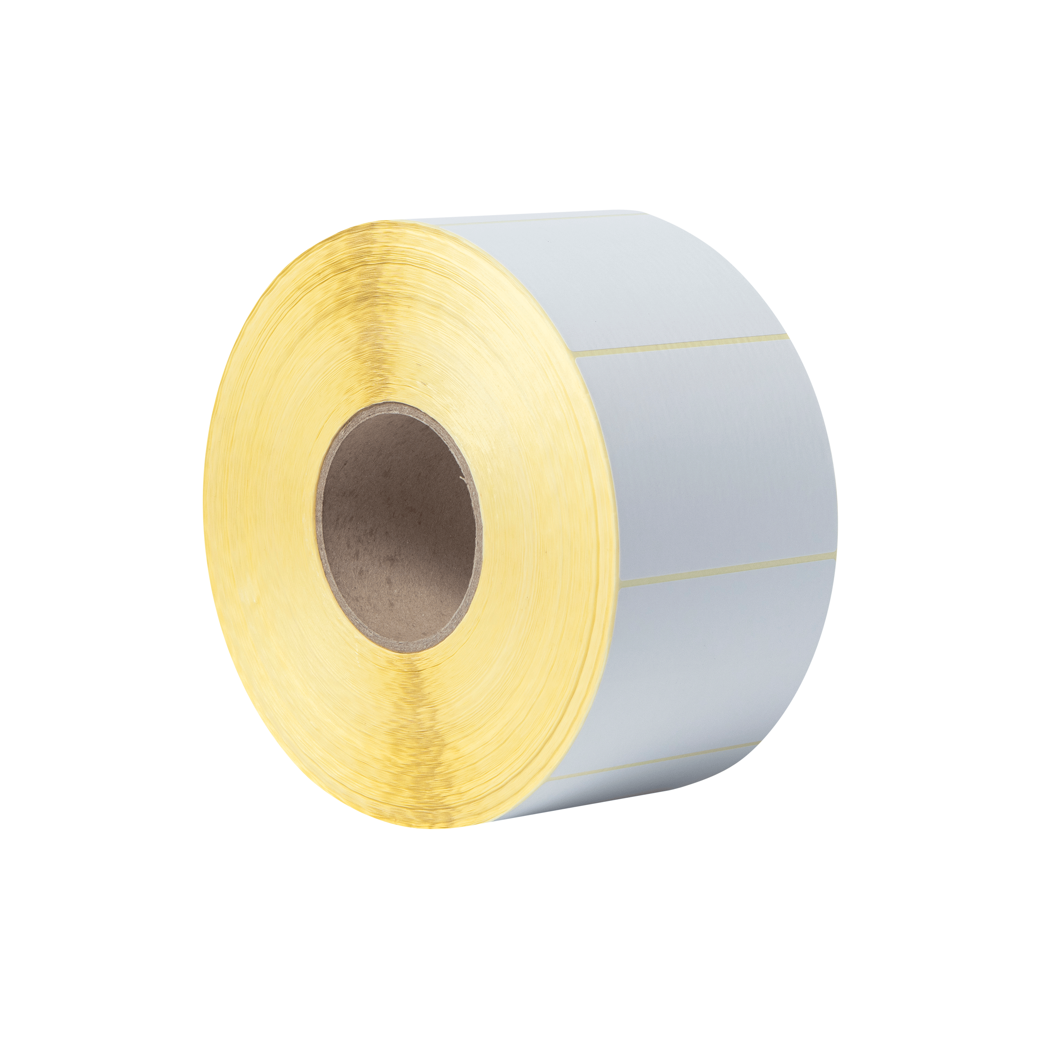 BCS-1J074102-203 voorgestanste thermo-transfer labelrol: 102 mm x 74 mm - gecoat – wit