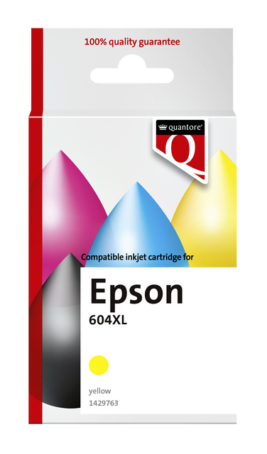 Inktcartridge Quantore alternatief tbv Epson 604XL T10H44 geel Inktcartridge Quantore alternatief tbv Epson 604XL T10H44 geel