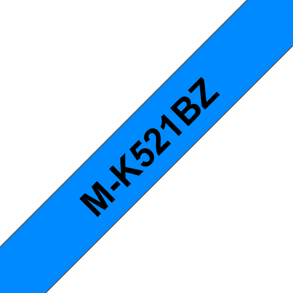 M-K521BZ TM-Tape 9mm zwart op blauw M-K521BZ TM-Tape 9mm zwart op blauw