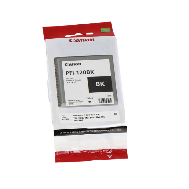 Inktcartridge Canon PFI-120 zwart Inktcartridge Canon PFI-120 zwart
