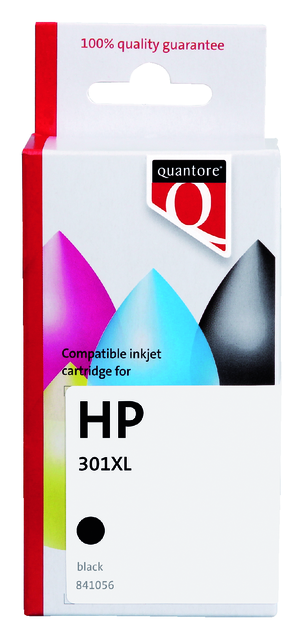 K20415PR inkcartridge quantore hp 301xl ch563ee hc zwart