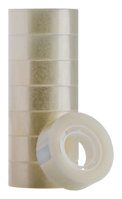 Plakband Quantore 19mmx33m transparant Plakband Quantore 19mmx33m transparant