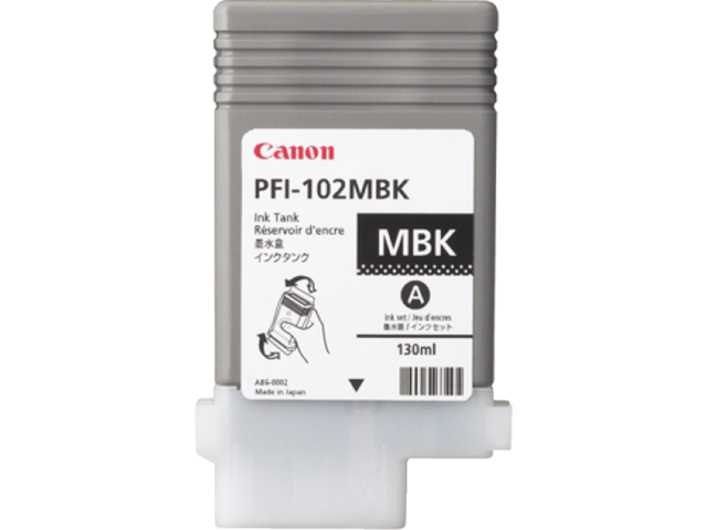 1401739 inkcartridge canon pfi-102 mat zwart
