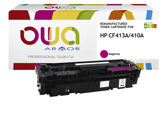 Tonercartridge OWA alternatief tbv HP CF413A rood Tonercartridge OWA alternatief tbv HP CF413A rood