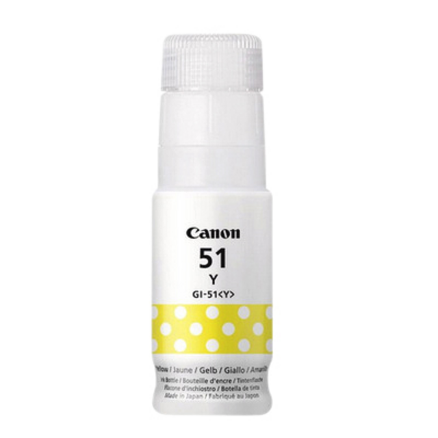 4072931 navulinkt canon gi-51 70ml 7.7k geel