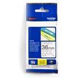 TZe-161 36mm zwart op transparant TZe-161 36mm zwart op transparant