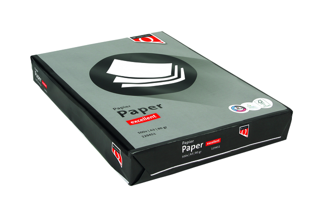 Kopieerpapier Quantore Excellent A3 80gr wit 500 vel Kopieerpapier Quantore Excellent A3 80gr wit 500 vel