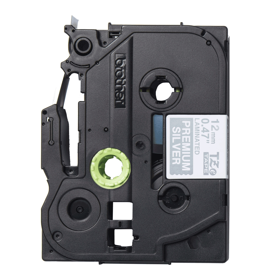 Brother TZe-PR935 Wit op Premium Zilver 12mm Brother TZe-PR935 Wit op Premium Zilver 12mm