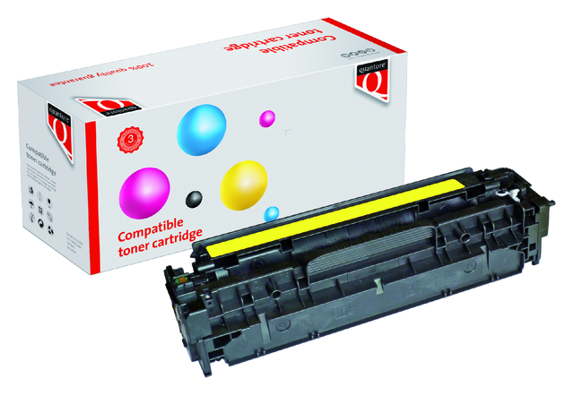 K15582PR tonercartridge quantore hp ce412a 2.6k geel