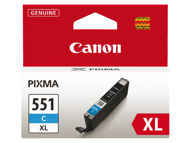 1872552 inkcartridge canon cli-551xl hc blauw