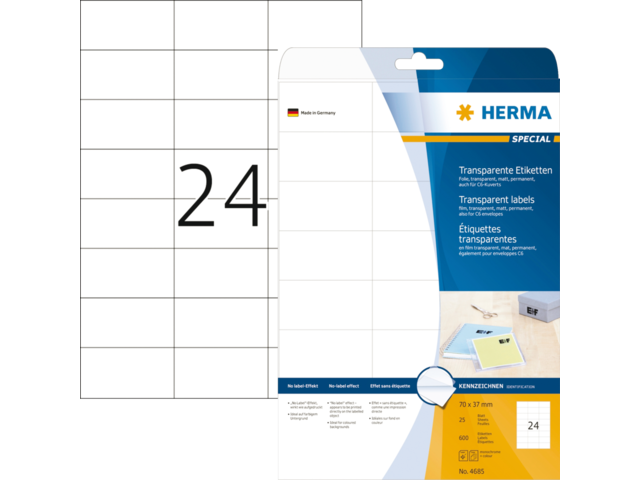 4685 etiket herma 4685 70x37mm tr 600st