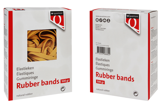 Elastiek Quantore 77 120x7.5x1mm 500gram Elastiek Quantore 77 120x7.5x1mm 500gram
