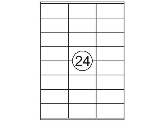 129959 etiket quantore 70x36mm 2400st