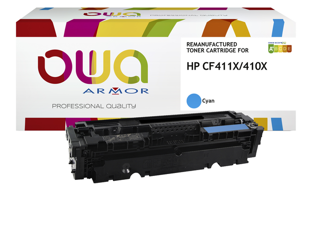 Tonercartridge OWA alternatief tbv HP CF411X blauw Tonercartridge OWA alternatief tbv HP CF411X blauw