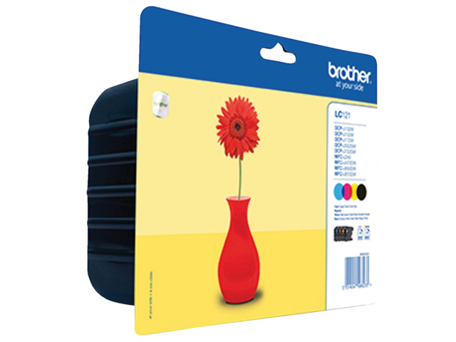 LC121VALBP inkcartridge brother lc-121 zwart 3 kleuren