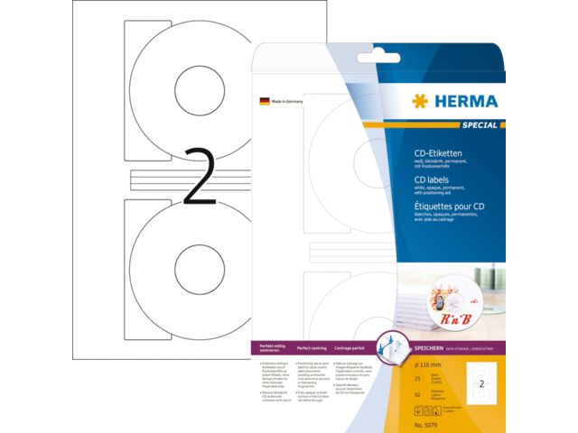 8624 etiket herma 8624 116mm premium a4 20st wit