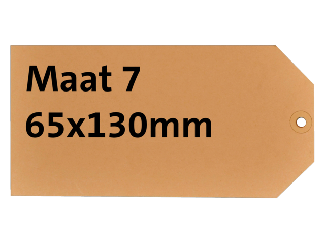 395008 label hf2 nr7 65x130mm karton 200gr chamois+ring