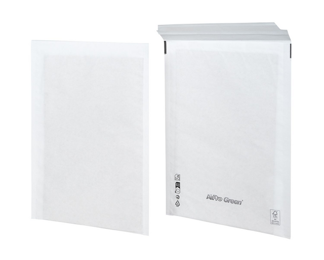 Luchtkussenenvelop AirPro Green IEZZY 18/H 290x370mm wit 100 stuks Luchtkussenenvelop AirPro Green IEZZY 18/H 290x370mm wit 100 stuks