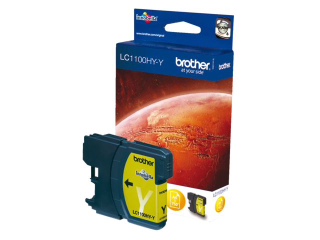 LC1100HYY inkcartridge brother lc-1100 hc geel